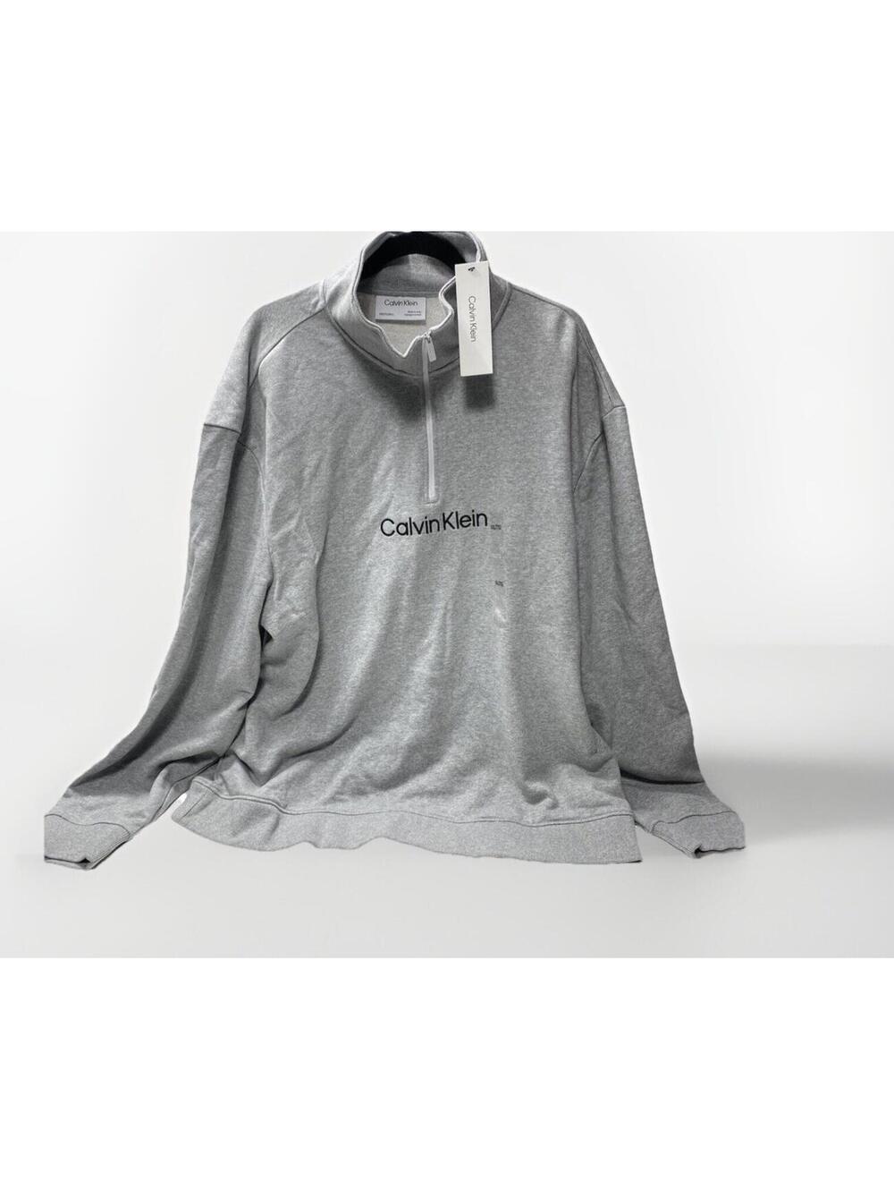 Calvin Klein Men’s 2XL Sweatshirt Pullover Crew Neck Casual Classic Logo Shirt